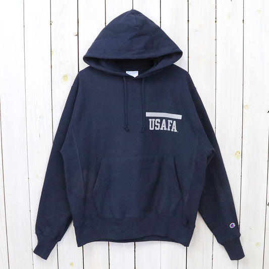【SALE30%OFF】Champion : USAFA Bar Letter CHAMPION REVERSE WEAVE HOODIE (NAVY)