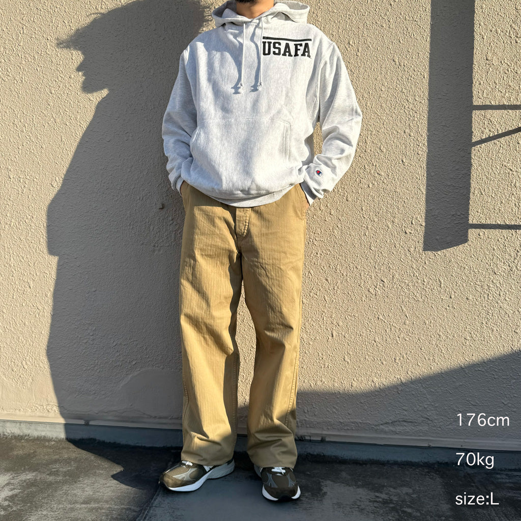 【SALE30%OFF】Champion : USAFA Bar Letter CHAMPION REVERSE WEAVE HOODIE (ASH GREY)