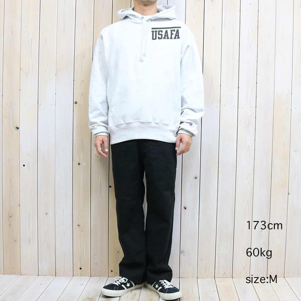 【SALE30%OFF】Champion : USAFA Bar Letter CHAMPION REVERSE WEAVE HOODIE (ASH GREY)