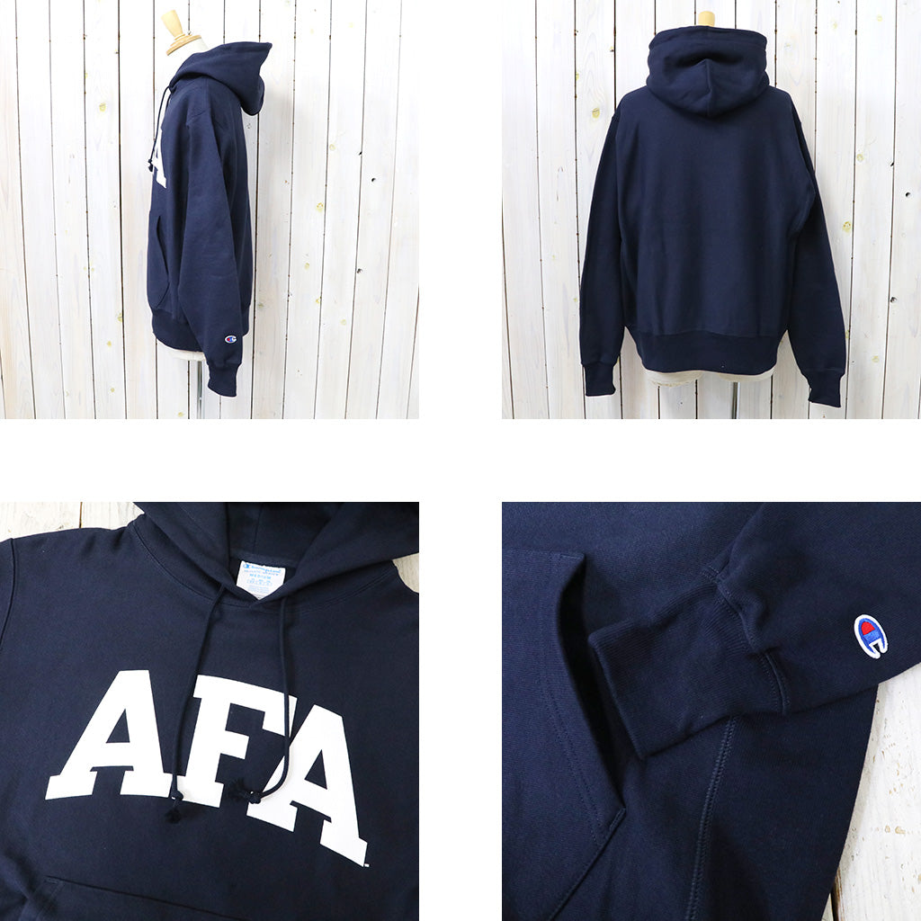 Champion『AFA CHAMPION REVERSE WEAVE HOODIE』(NAVY)