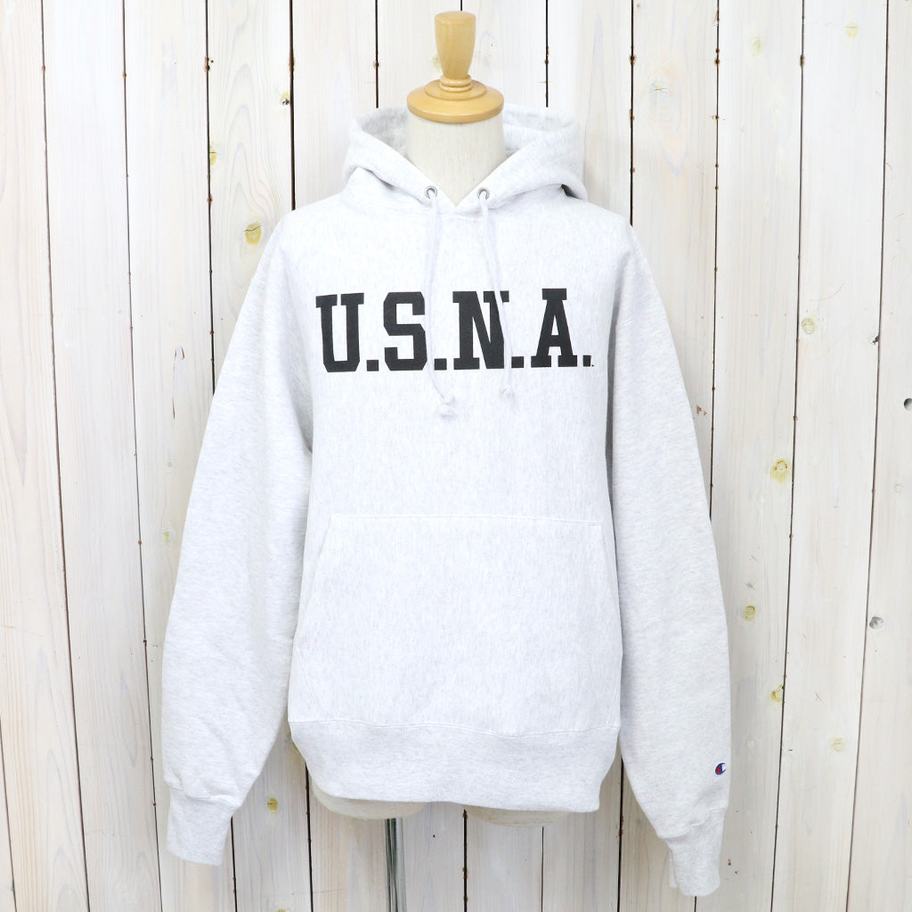 Champion『U.S.N.A. CHAMPION REVERSE WEAVE HOOD』(ASH GREY)