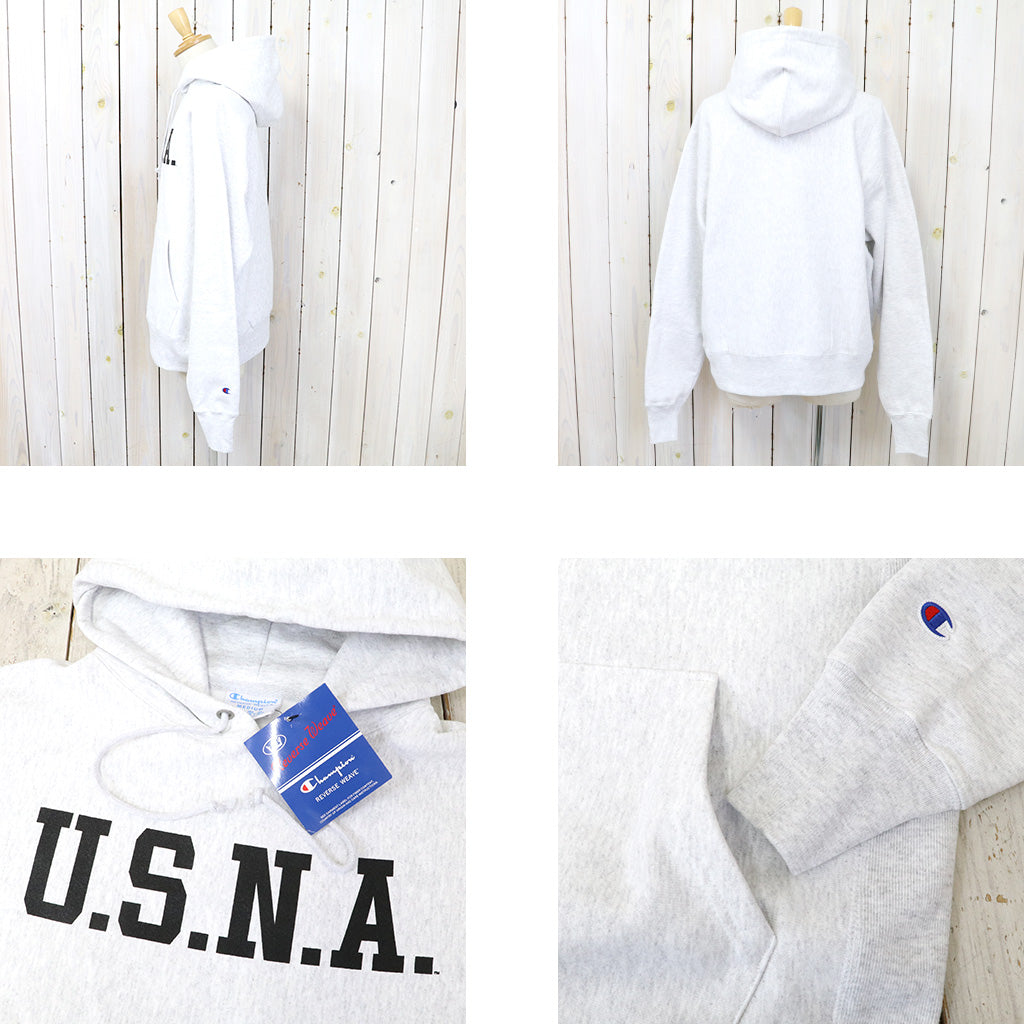 Champion『U.S.N.A. CHAMPION REVERSE WEAVE HOOD』(ASH GREY)