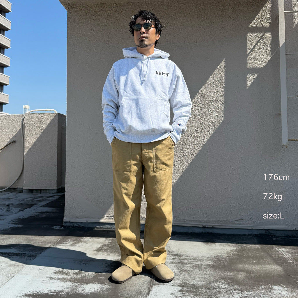 Champion『ARMY WEST POINT CHAMPION 2-SIDED REVERSE WEAVE HOOD』(ASH GREY)