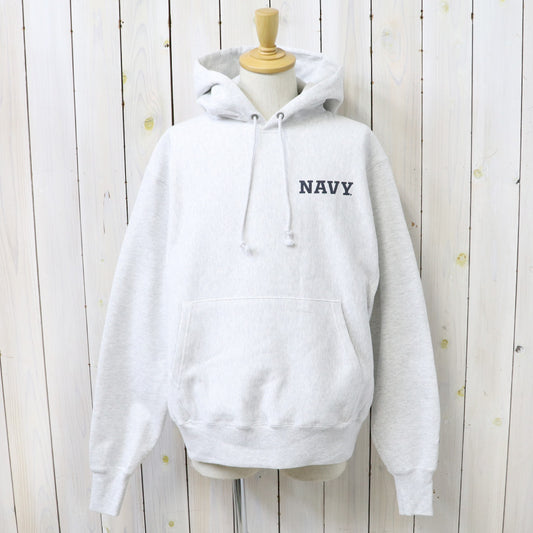 Champion『NAVY CHAMPION 2-SIDED REVERSE WEAVE HOOD』(ASH GREY)