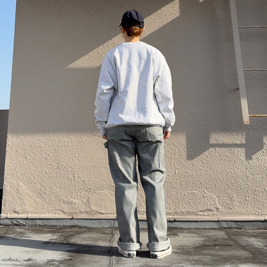 Champion : MET LOGO CHAMPION REVERSE WEAVE CREW (ASH GREY)