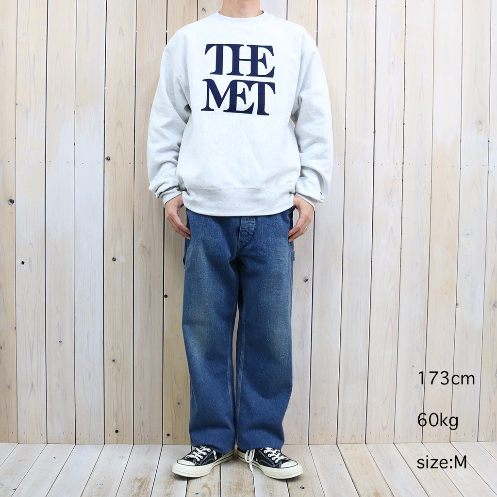 Champion : MET LOGO CHAMPION REVERSE WEAVE CREW (ASH GREY)
