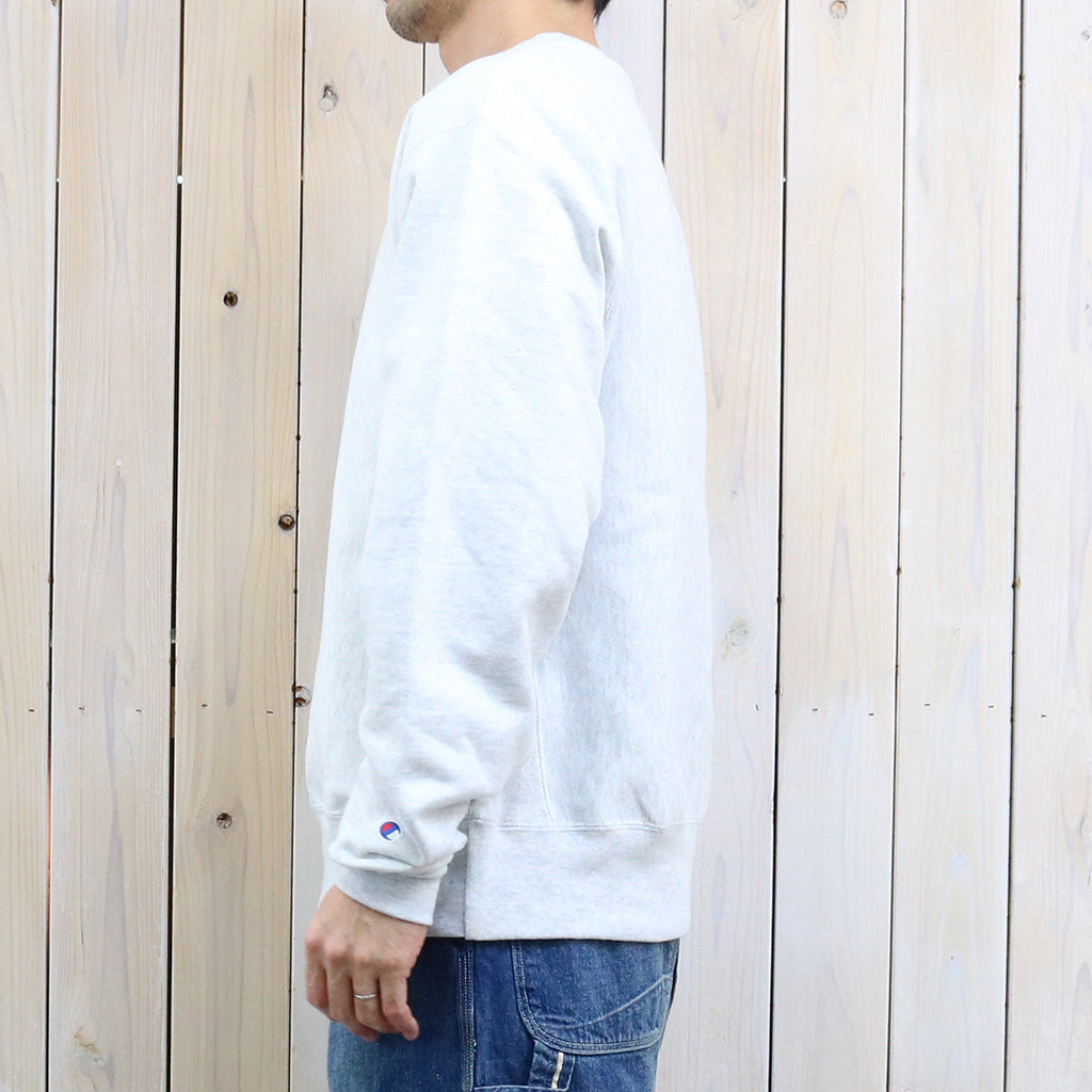 Champion : MET LOGO CHAMPION REVERSE WEAVE CREW (ASH GREY)