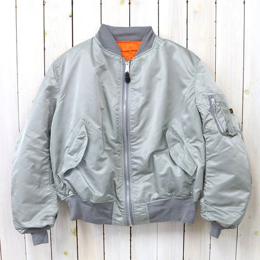 ALPHA INDUSTRIES : JACKET,FLYER’S,MAN INTERMEDIATE MA-1 (SILVER GREY)