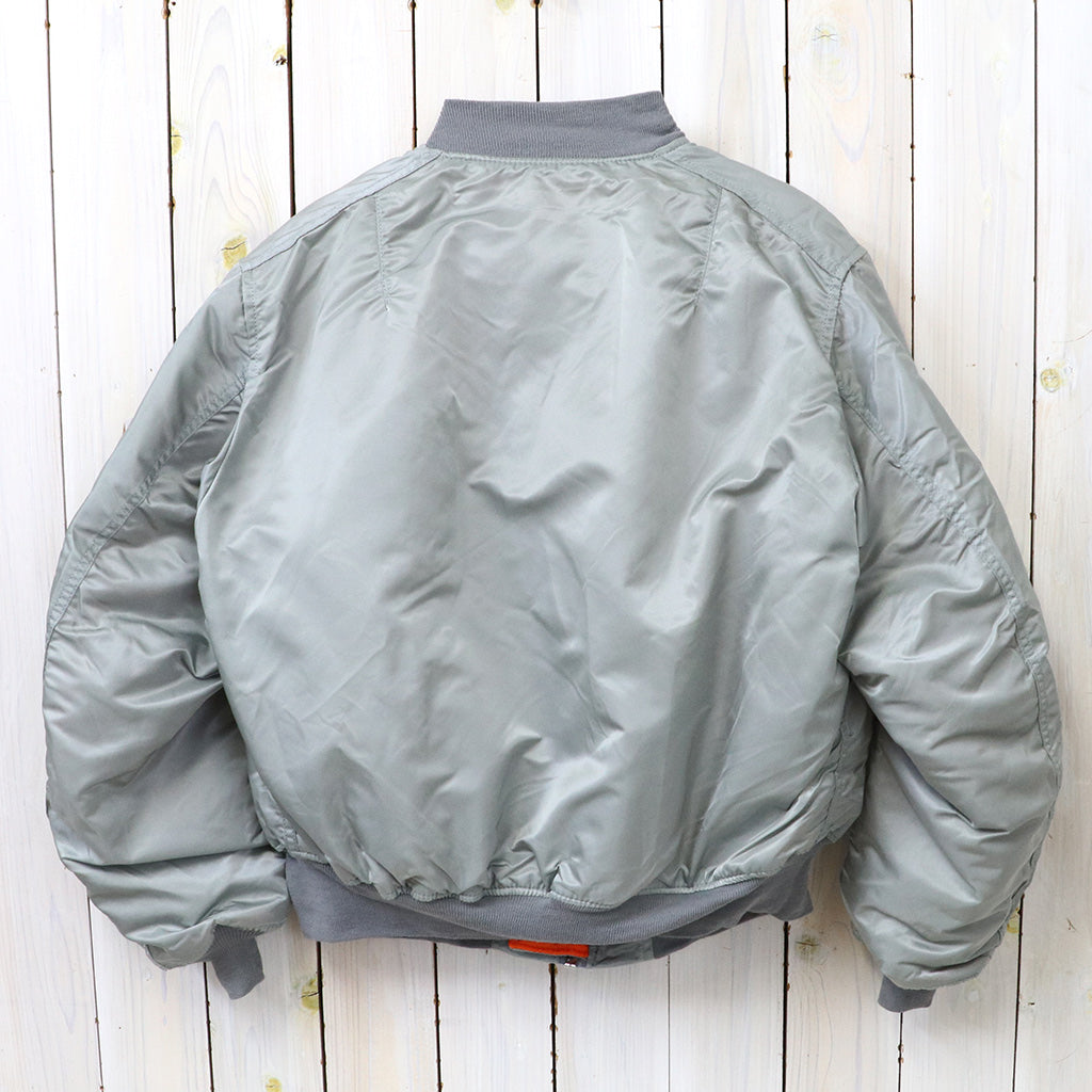 ALPHA INDUSTRIES : JACKET,FLYER’S,MAN INTERMEDIATE MA-1 (SILVER GREY)