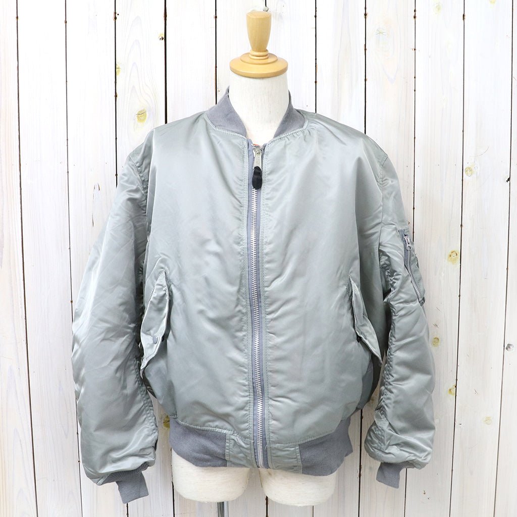 ALPHA INDUSTRIES : JACKET,FLYER’S,MAN INTERMEDIATE MA-1 (SILVER GREY)