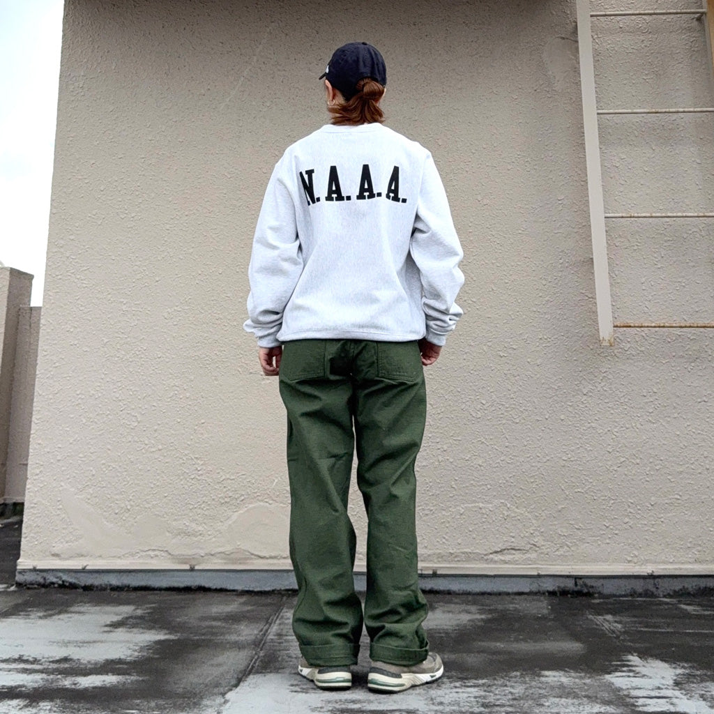 Champion : N.A.A.A CHAMPION REVERSE WEAVE CREWNECK (ASH GREY)