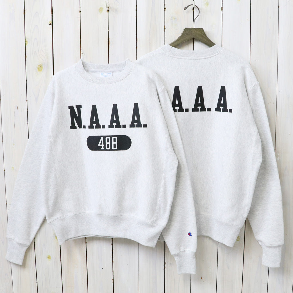 Champion : N.A.A.A CHAMPION REVERSE WEAVE CREWNECK (ASH GREY)