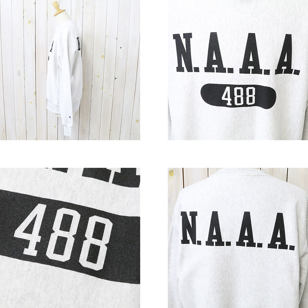 Champion : N.A.A.A CHAMPION REVERSE WEAVE CREWNECK (ASH GREY)