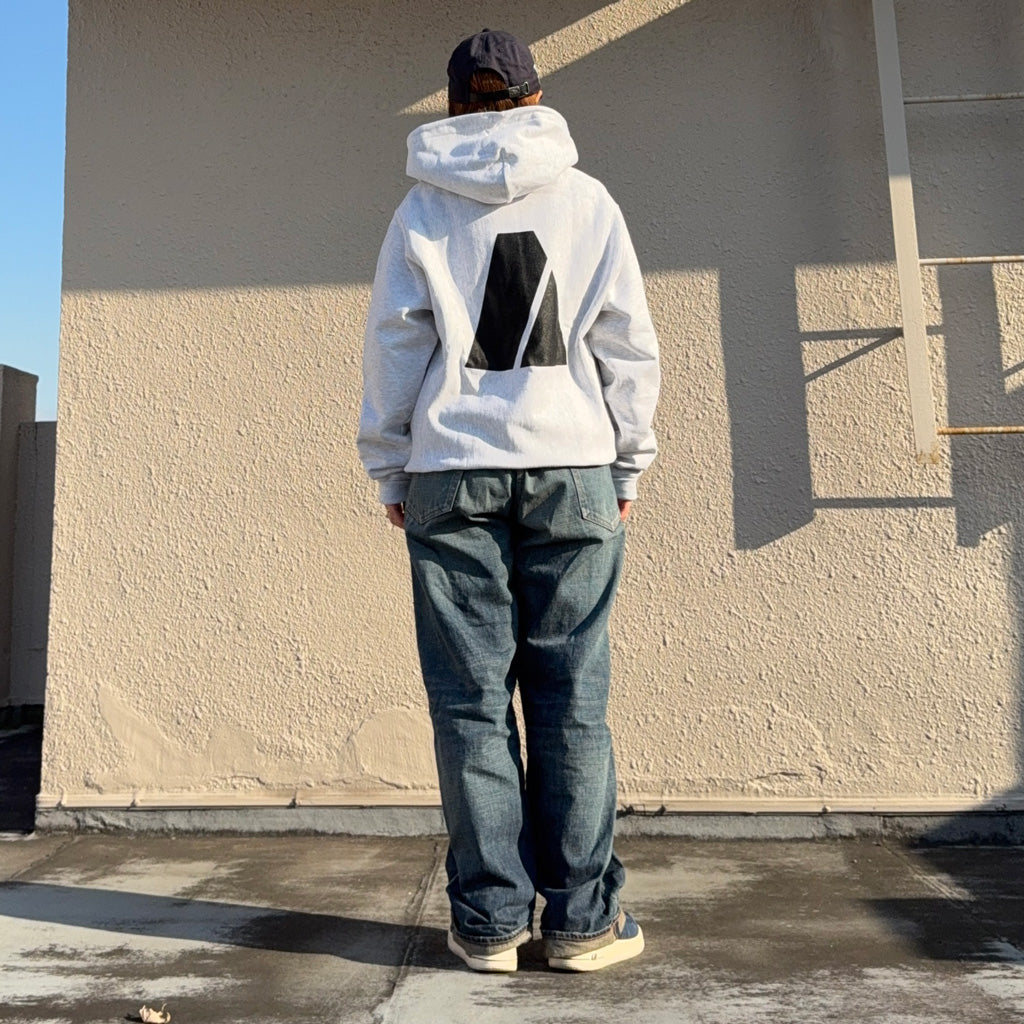 Champion : ARMY CREST CHAMPION REVERSE WEAVE HOOD (ASH GREY)