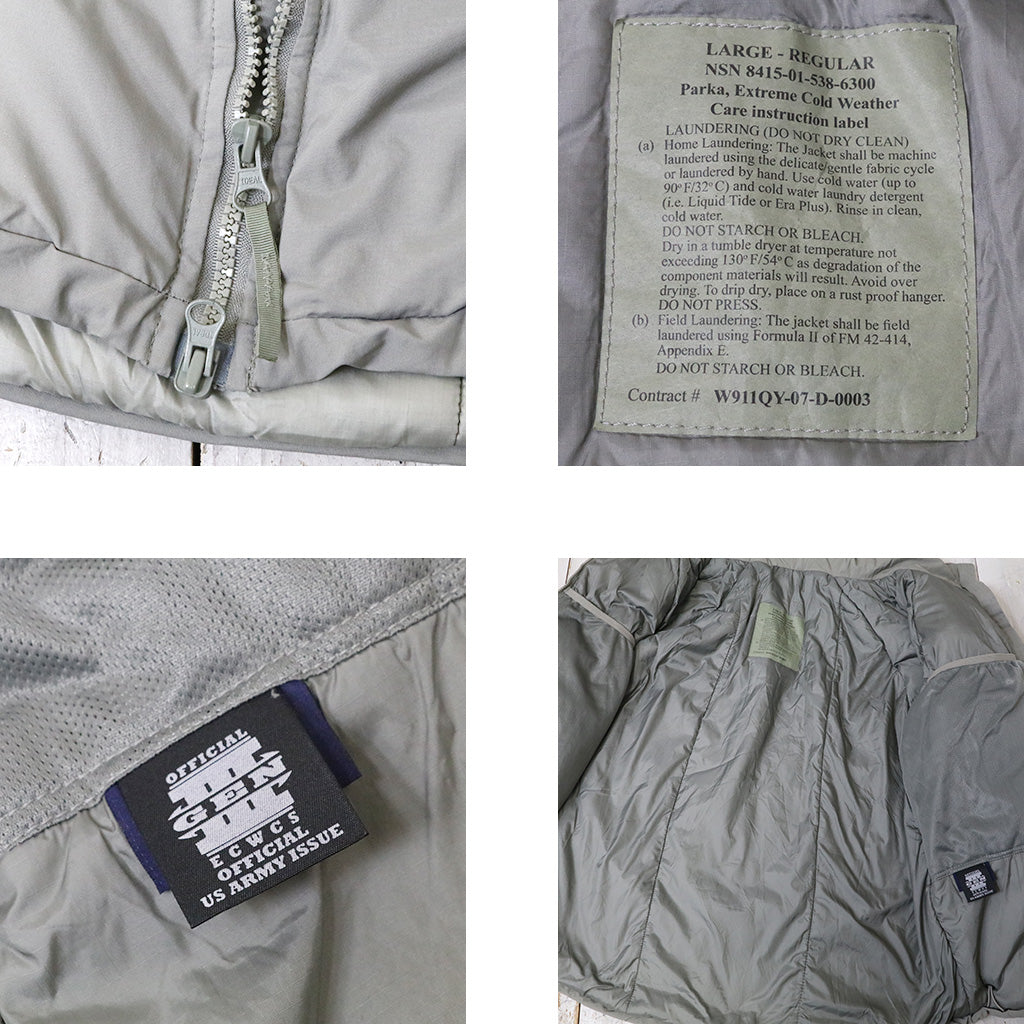 MILITARY USED : ECWCS GEN3 LEVEL7 PRIMALOFT (Large-Reglar/B)