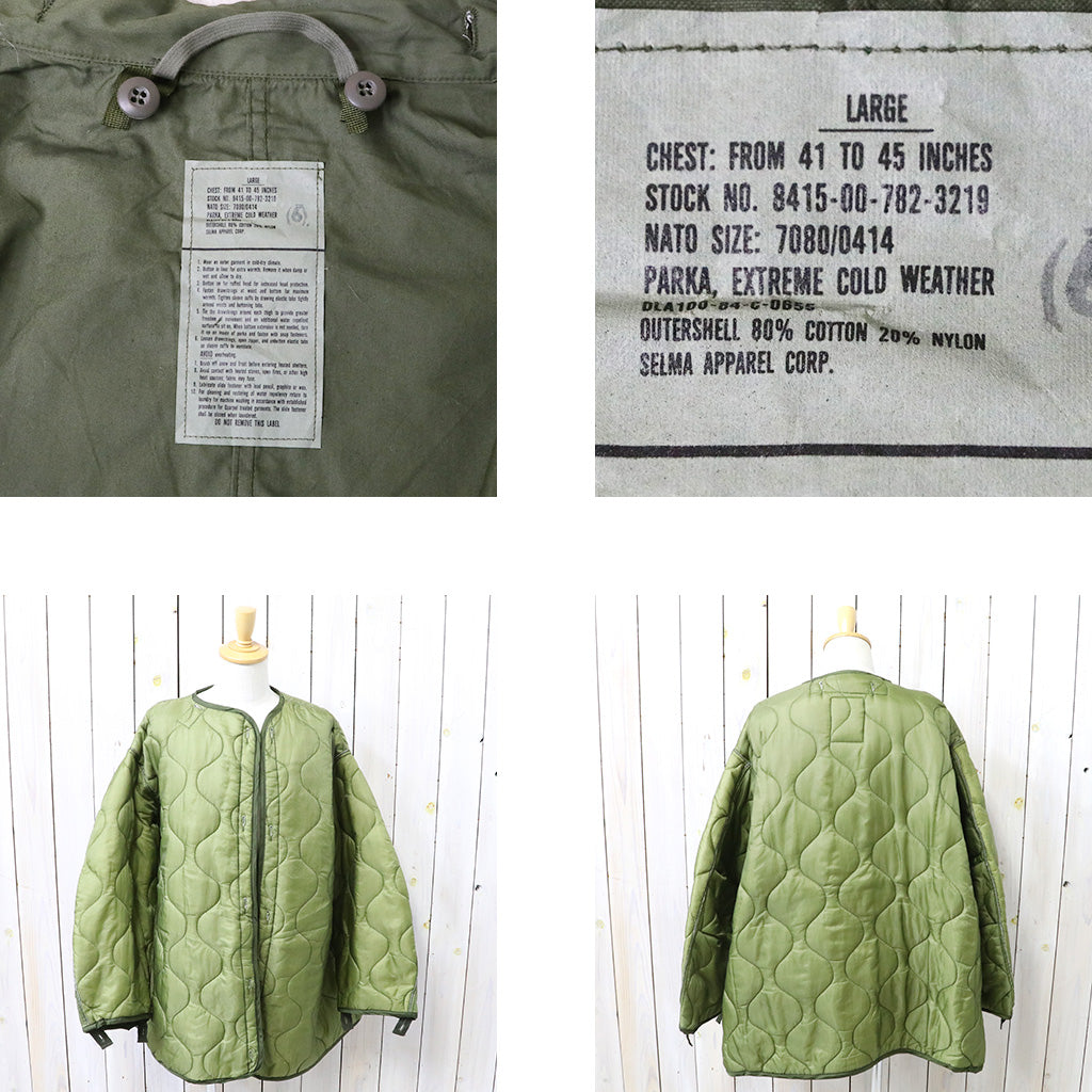 DEAD STOCK : M-65 FISH TAIL PARKA-FULL SET (LARGE/TYPE B)