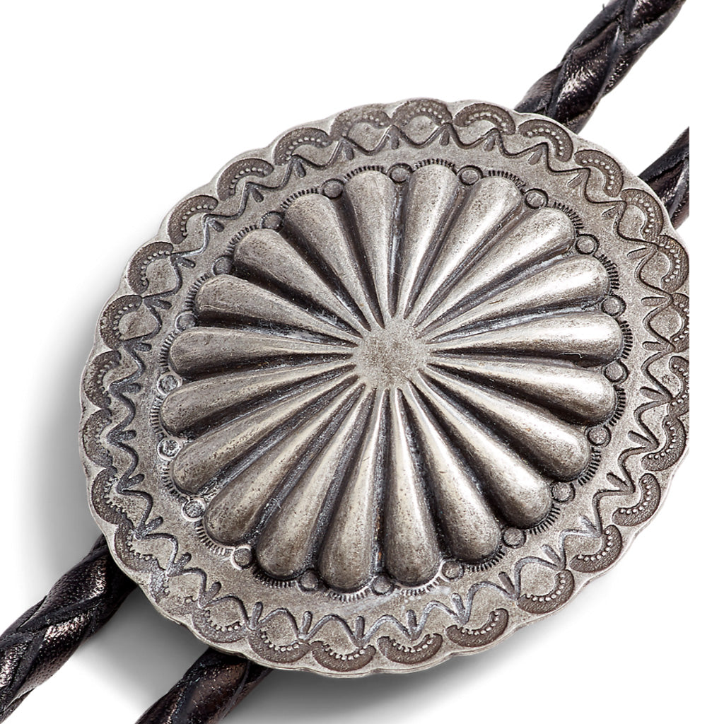 Double RL『BRAIDED LEATHER BOLO TIE』