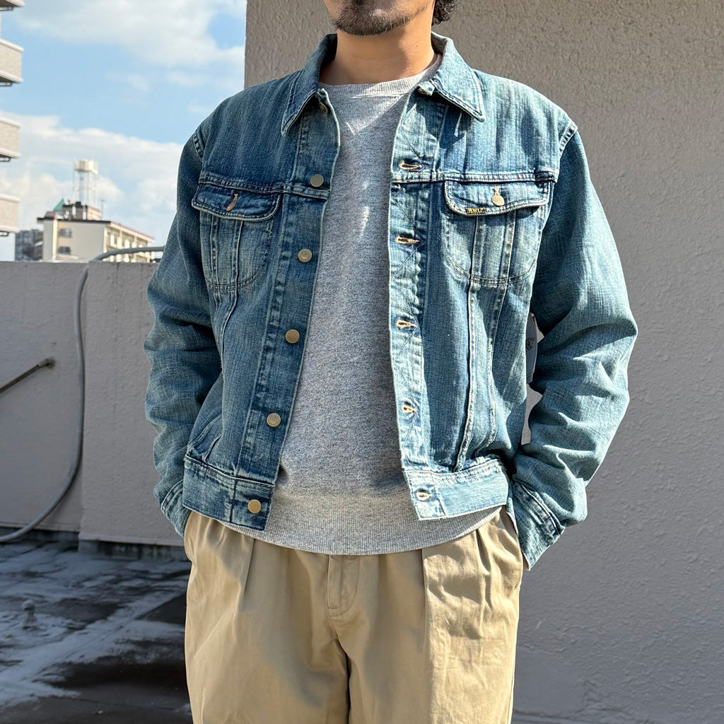 Double RL : INDIGO DENIM JACKET (LEELAND WASH)