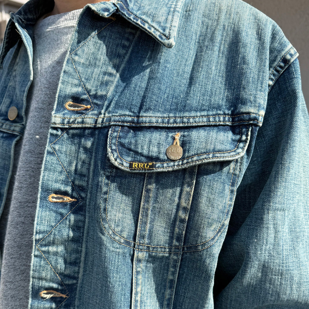 Double RL : INDIGO DENIM JACKET (LEELAND WASH)