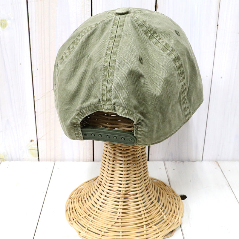 Double RL : GARMENT DYE TWILL BALL CAP (BREWSTER GREEN)