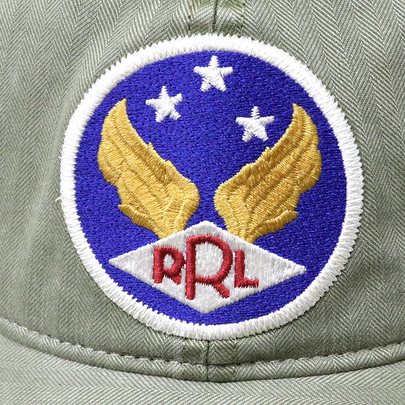 Double RL : GARMENT DYE TWILL BALL CAP (BREWSTER GREEN)