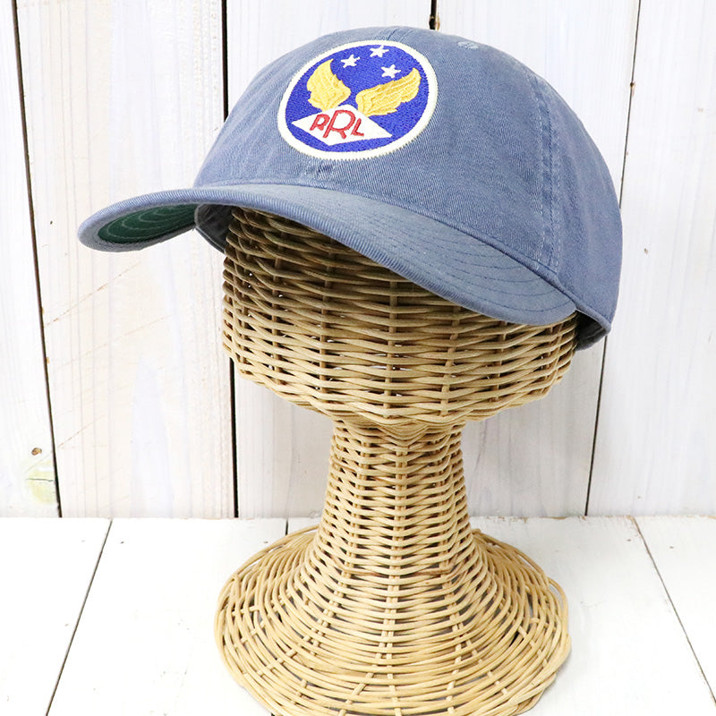 Double RL『GARMENT DYE TWILL BALL CAP』(BLUE)