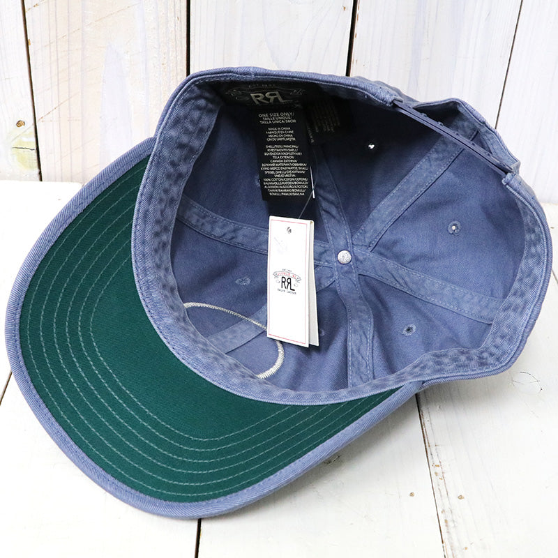 Double RL『GARMENT DYE TWILL BALL CAP』(BLUE)