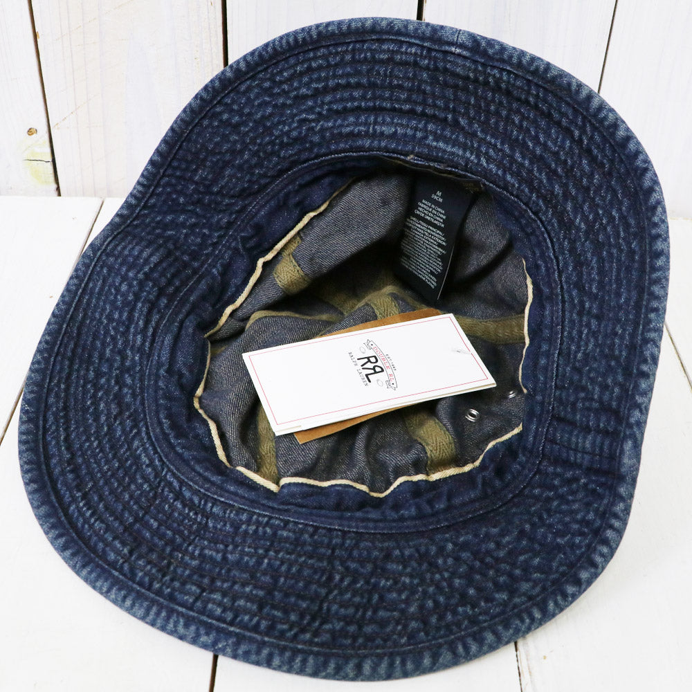 Double RL : DENIM BUCKET HAT