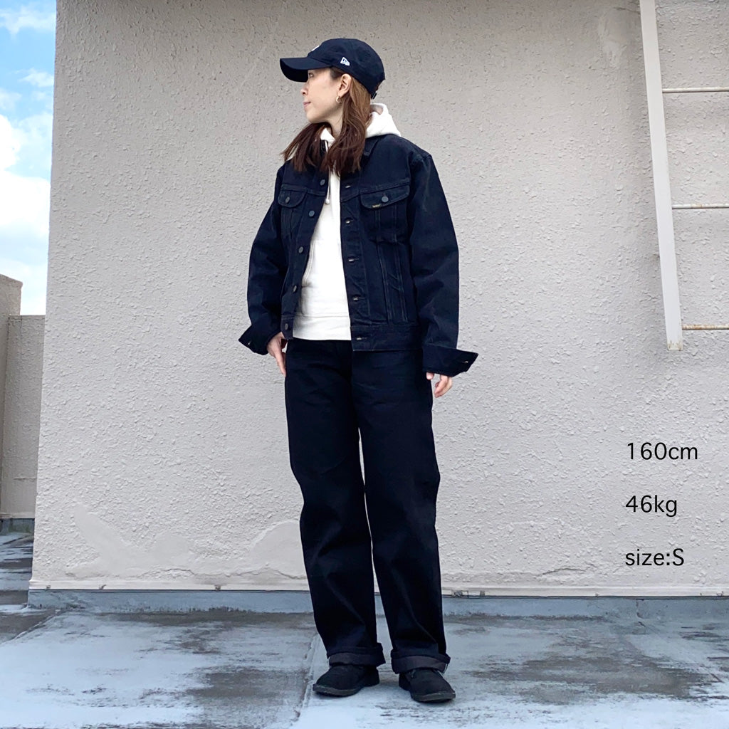 Double RL : DENIM TRUCKER JACKET (BLACK)