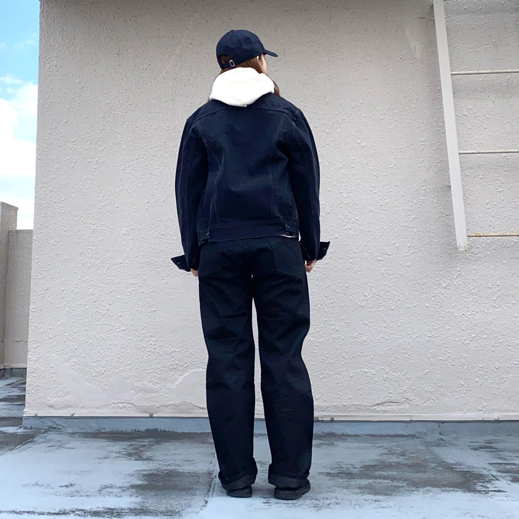 Double RL : DENIM TRUCKER JACKET (BLACK)