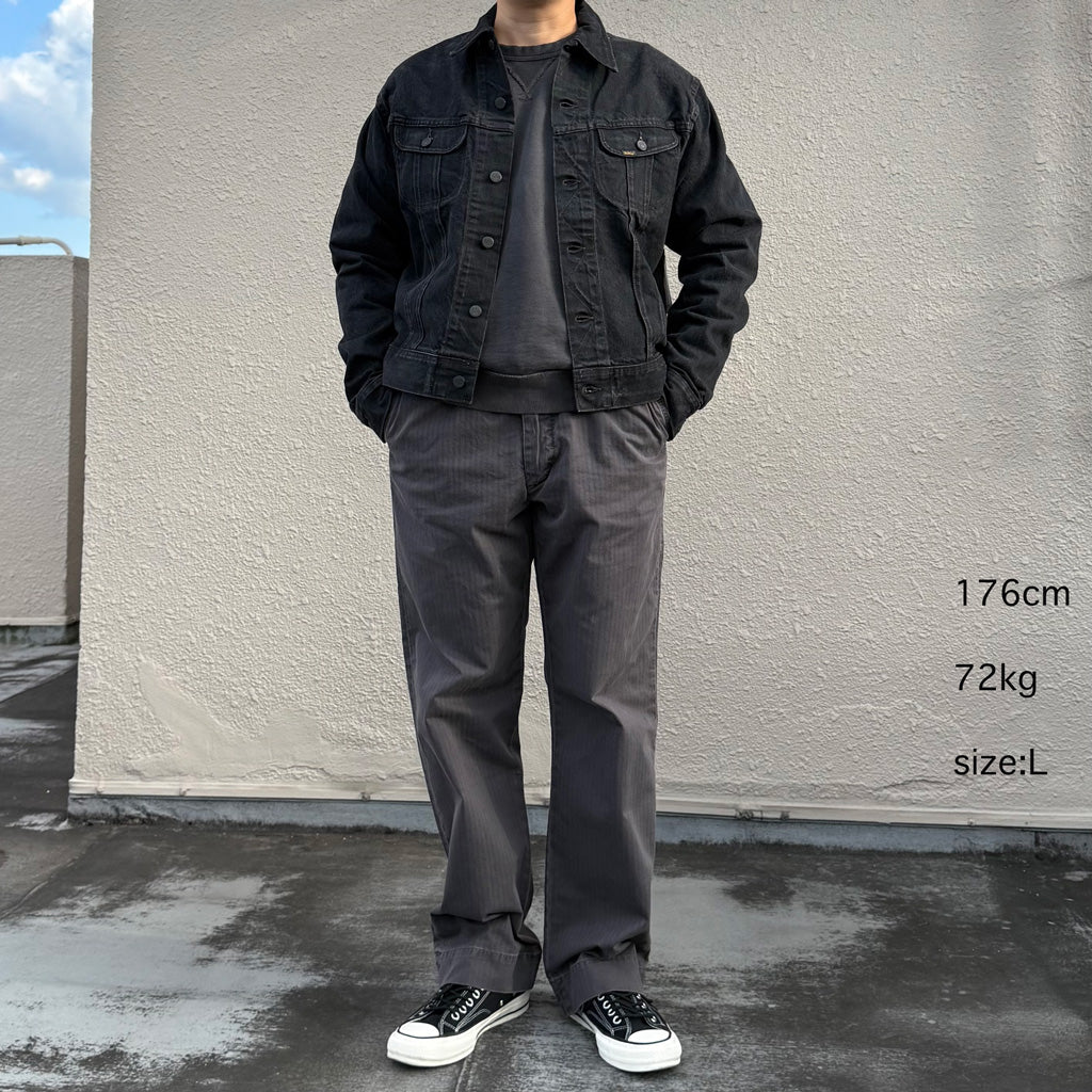 Double RL : DENIM TRUCKER JACKET (BLACK)