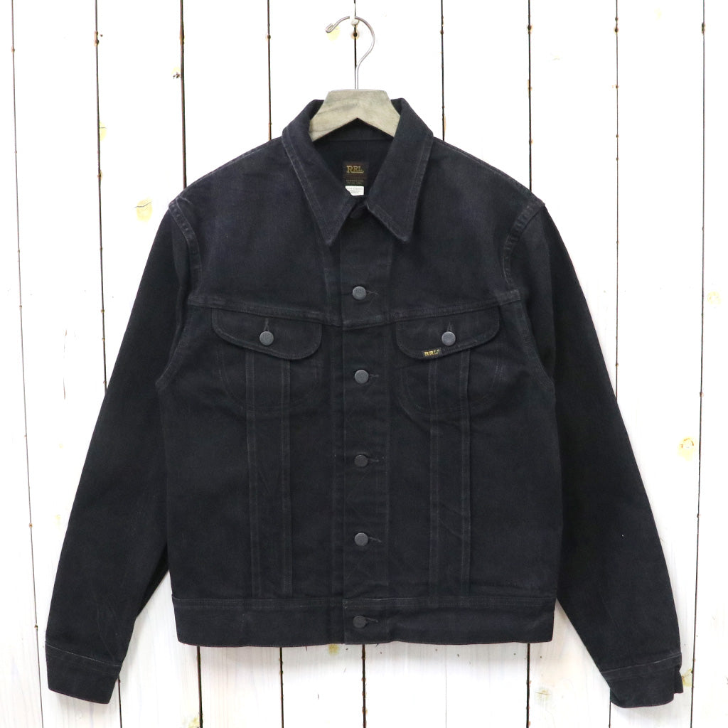 Double RL : DENIM TRUCKER JACKET (BLACK)