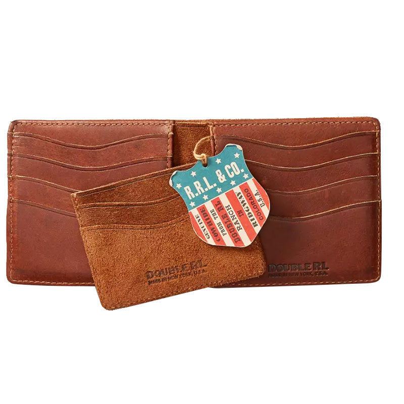 Double RL『ROUGHOUT SUEDE CARD HOLDER』