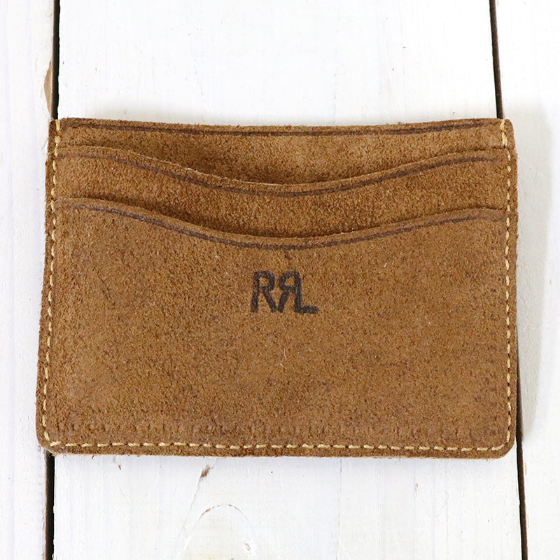 Double RL『ROUGHOUT SUEDE CARD HOLDER』