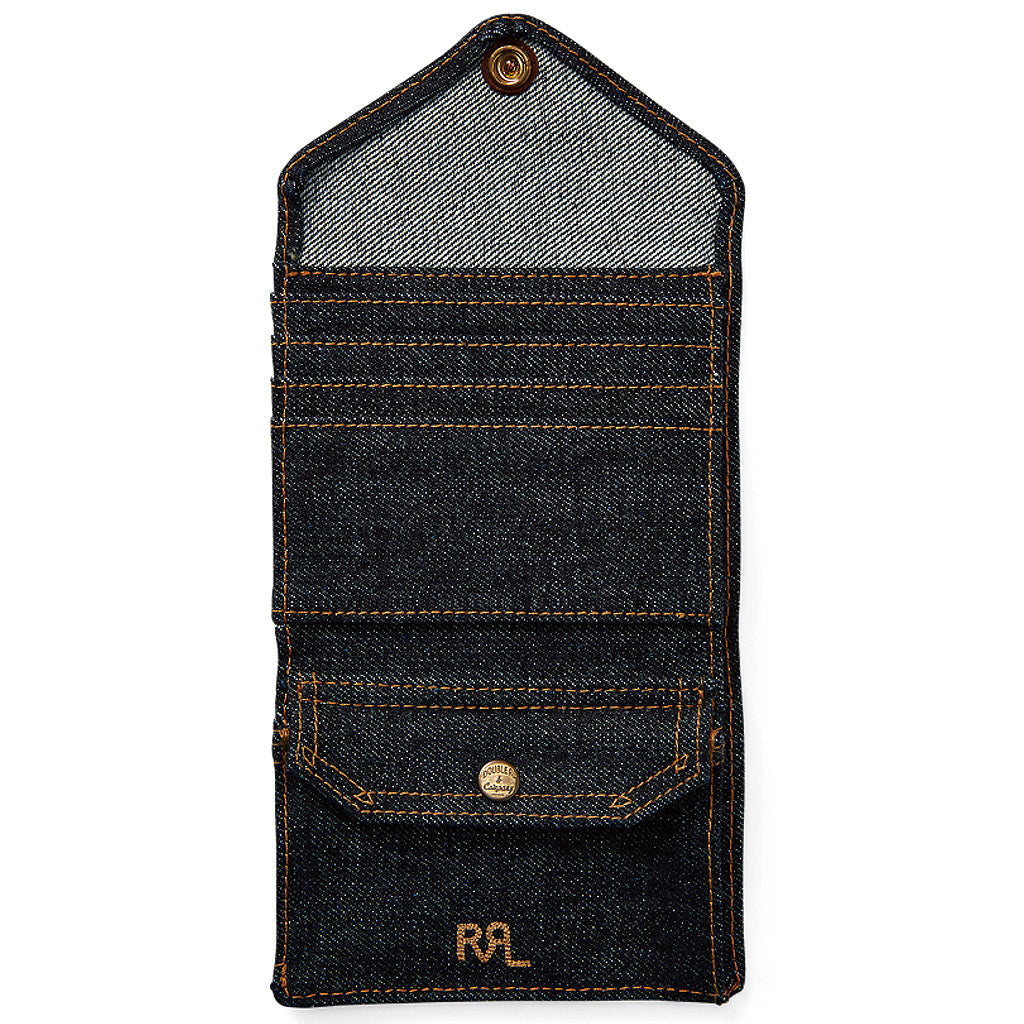 Double RL : INDIGO DENIM BILLFOLD WALLET