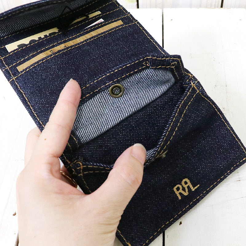 Double RL : INDIGO DENIM BILLFOLD WALLET