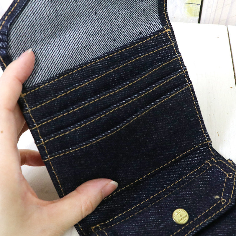 Double RL : INDIGO DENIM BILLFOLD WALLET