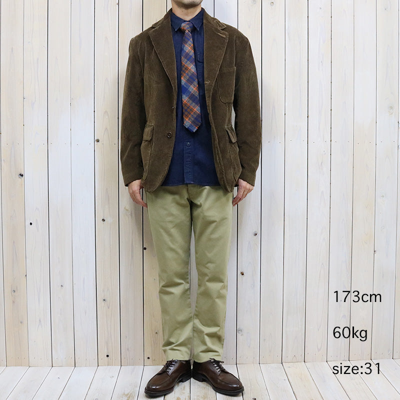 Double RL : SLIM FIT COTTON CHINO (GURKA)