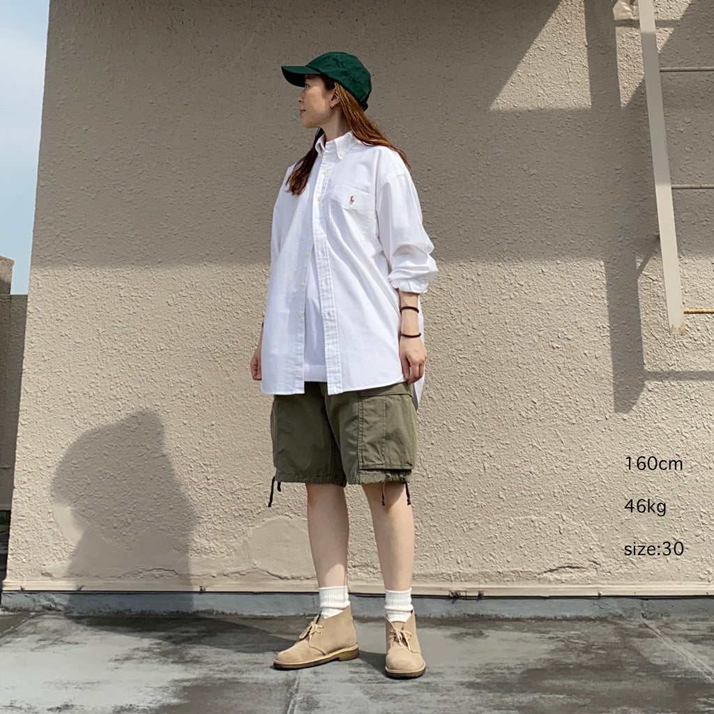 Double RL : RIPSTOP CARGO SHORT (GREEN)