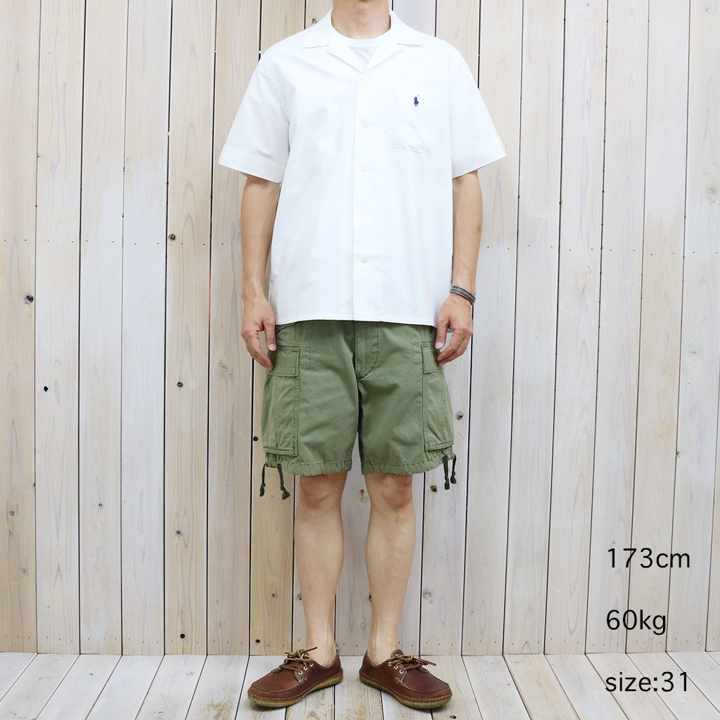 Double RL : RIPSTOP CARGO SHORT (GREEN)