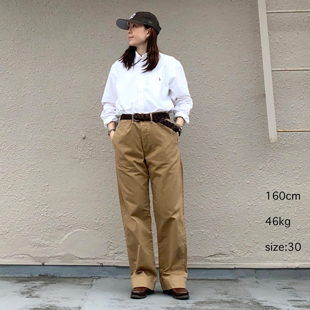 Double RL : COTTON FIELD CHINO (BRITISH KHAKI)