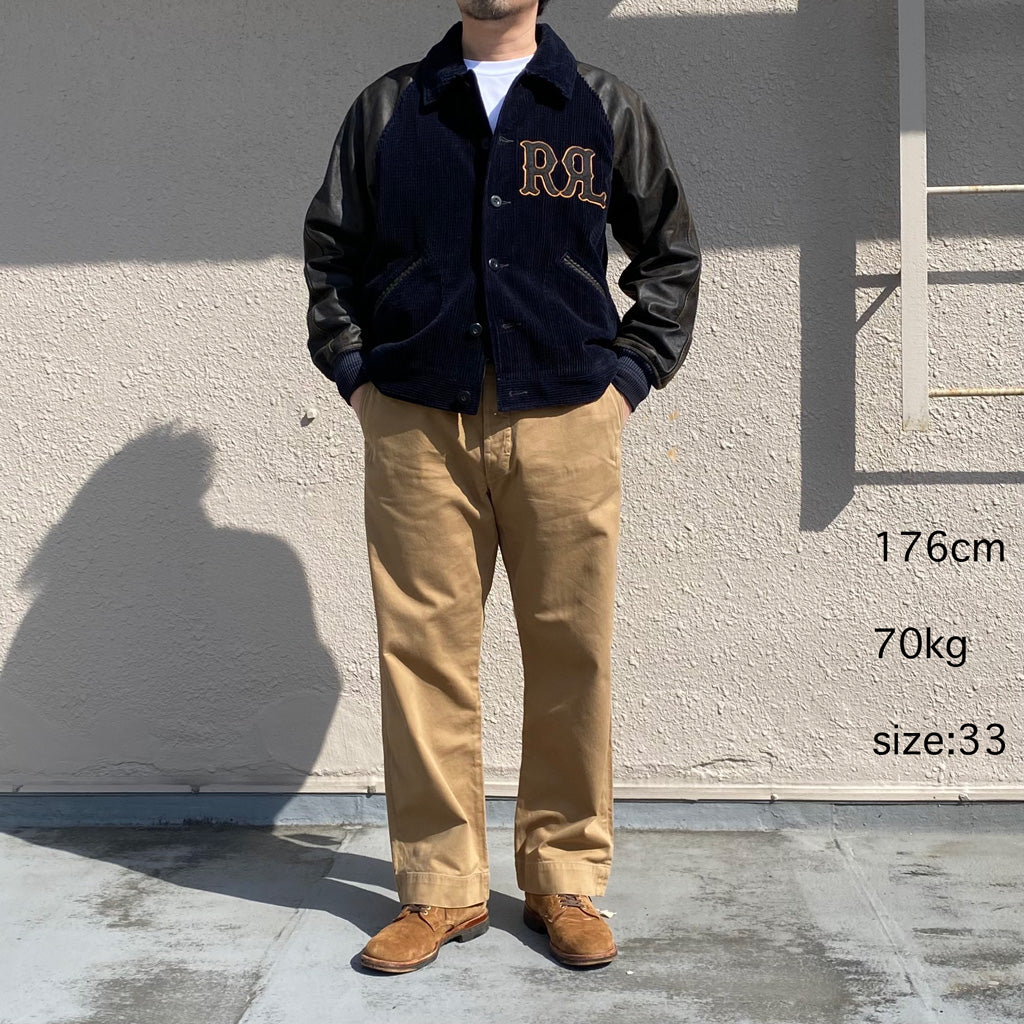 Double RL : COTTON FIELD CHINO (BRITISH KHAKI)