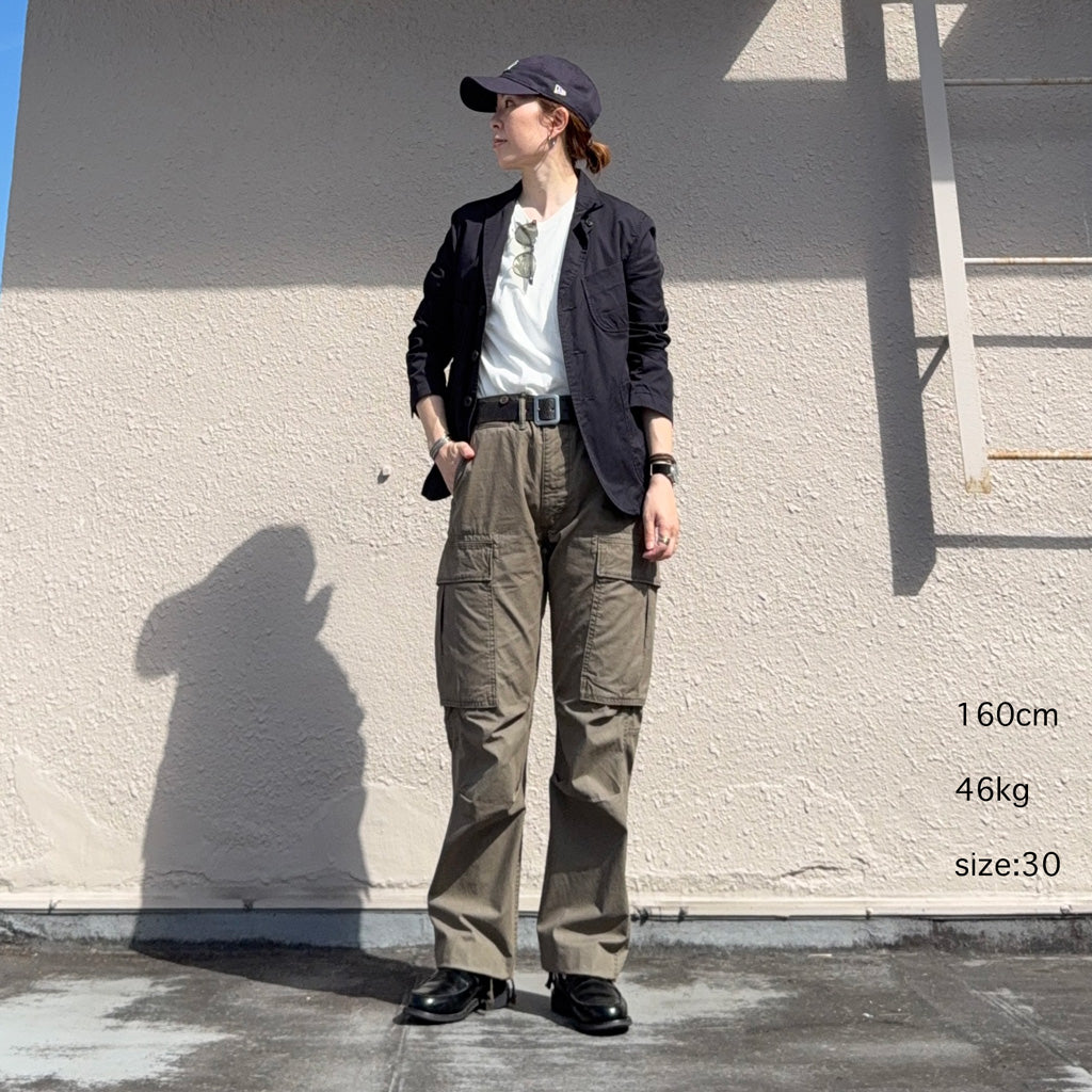 Double RL : COTTON SURPLUS CARGO PANT (DARK OLIVE)
