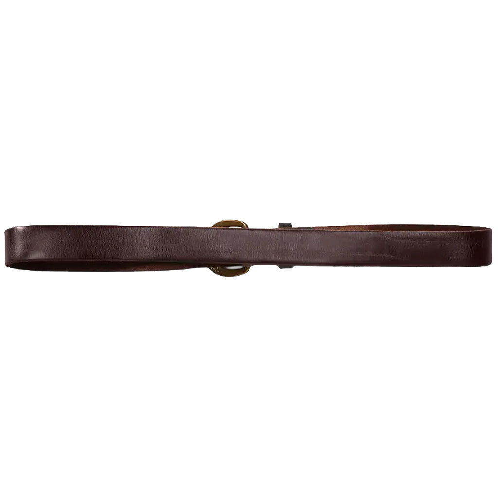 Double RL『TERRANCE TUMBLED LEATHER BELT』(BROWN)