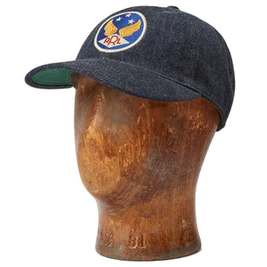 Double RL『WINGED-LOGO DENIM BALL CAP』