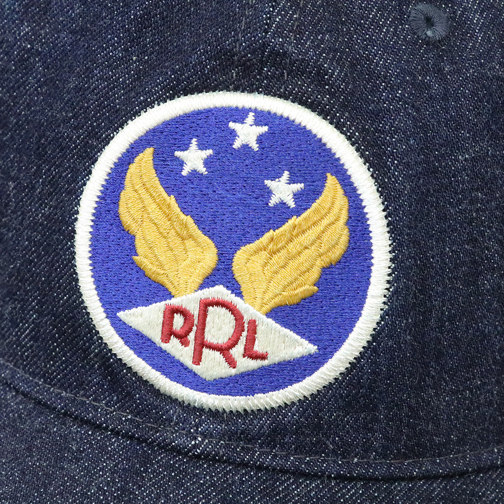 Double RL『WINGED-LOGO DENIM BALL CAP』