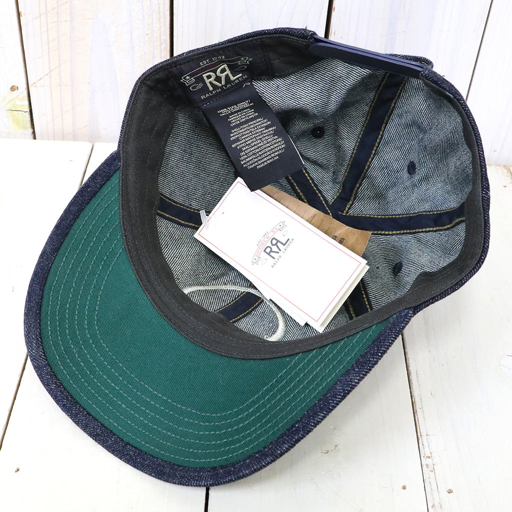 Double RL『WINGED-LOGO DENIM BALL CAP』