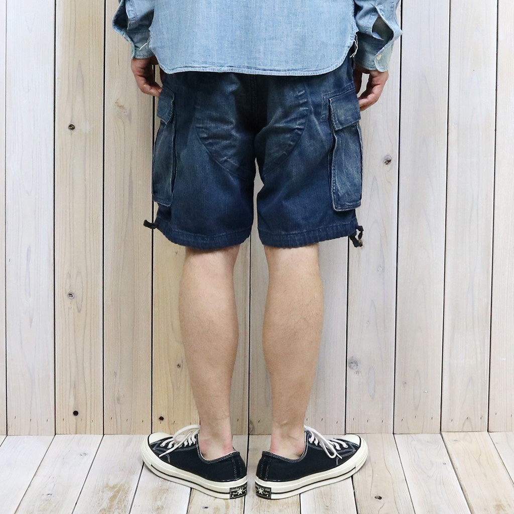 RRL REGIMENT INDIGO CARGO SHORTS | www.carmenundmelanie.at