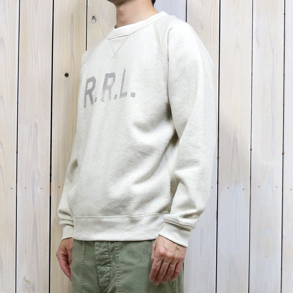 Double RL : LOGO FLEECE SWEATSHIRT (NATURAL)