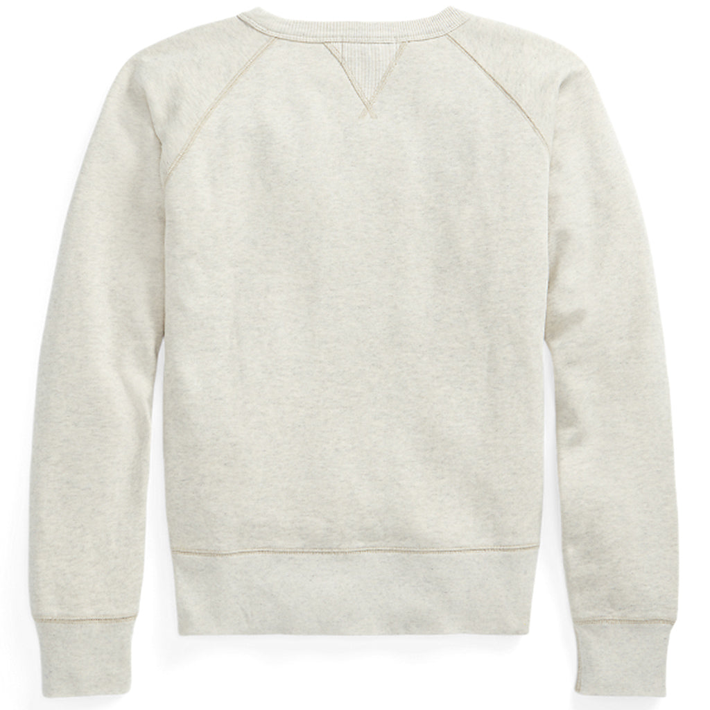 Double RL : LOGO FLEECE SWEATSHIRT (NATURAL)